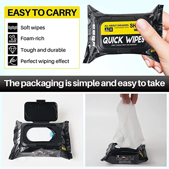Shoe Cleaner Wipes - (1 Packs of 80)