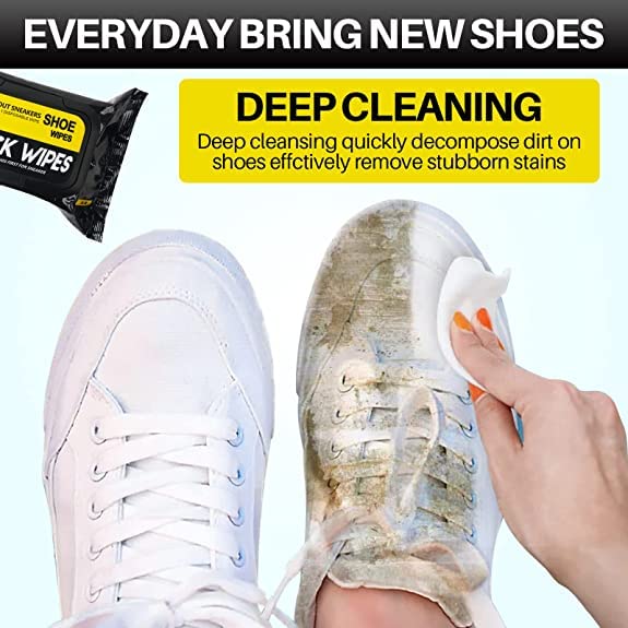 Shoe Cleaner Wipes - (1 Packs of 80)